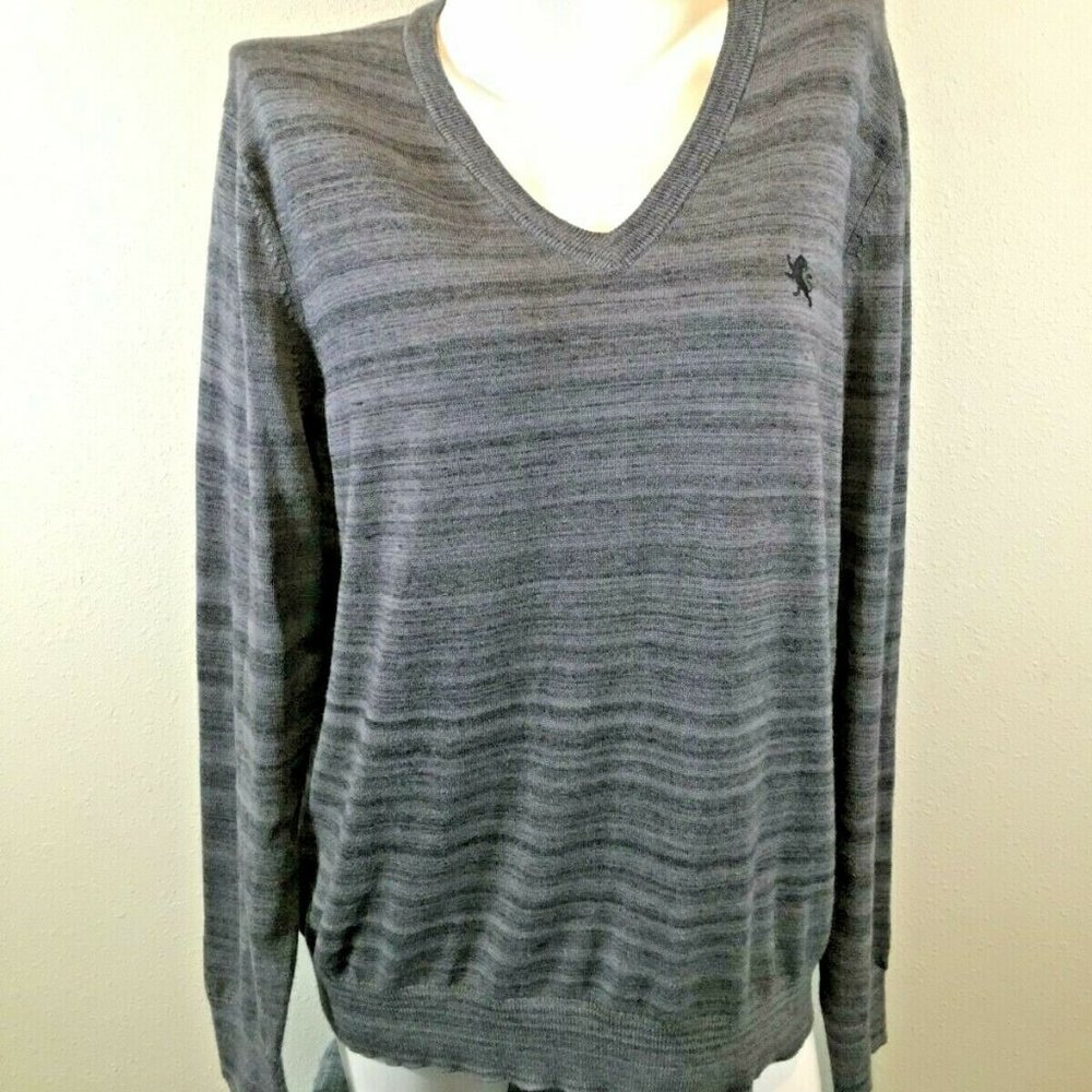 EXPRESS Men's Long Sleeve Pullover Sweater Gray L